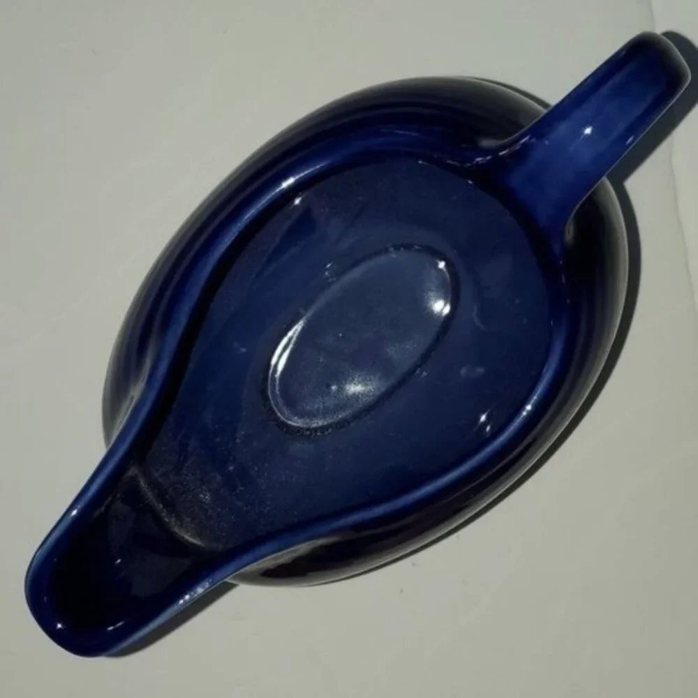 Fiestaware Fiesta CERAMIC Gravy Sauce Boat Dish Twilight Blue 18.5 OZ CONTAINER